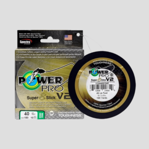 Multifilamento Power Pro Super 8 Slick V2 40Lb 0.32 - 135 m / Moss Green