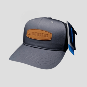 Gorra Shimano Trucker Cap Leather CAPSH2401 / Grey Black