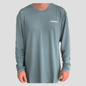 Polo Shimano Long Sleeve Tech Tee Light Green / Talla L
