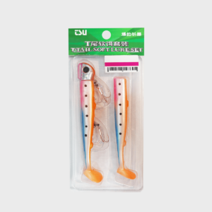 Vinilo Tsurinoya T-Tail Soft Lure Set 35 g x 11 cm / Color J